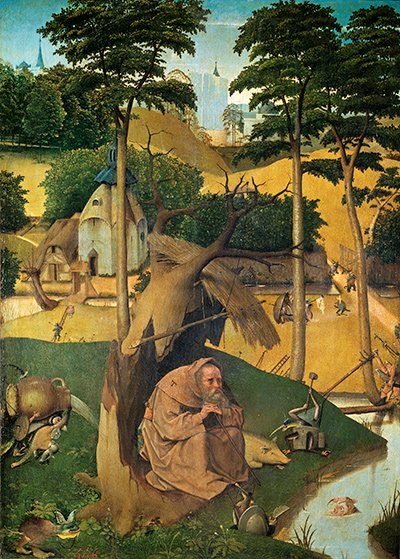 Die Versuchung des heiligen Antonius Hieronymus Bosch (Deutsch)